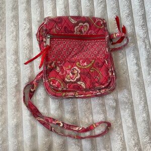 Vera Bradley Pink Floral Crossbody Bag